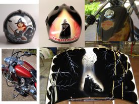 coches y cascos tuneados